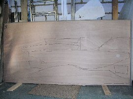 Hazardous Zero-9L kit sheet 2 - centreboard case etc